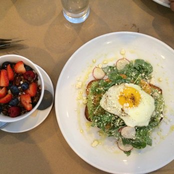 Cook & Dagger - Fruit & granola + yogurt, avocado toast with a fried egg - New American Near Me - North Providence, Rhode Island Cook & Dagger - Fruit & granola + yogurt, avocado toast with a fried egg - New American Near Me - North Providence, Rhode Island