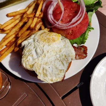 Coasters Pub & Biergarten - Black and Bleu Burger add Egg, Add Bacon - Pubs Near Me - Melbourne, Florida Coasters Pub & Biergarten - Black and Bleu Burger add Egg, Add Bacon - Pubs Near Me - Melbourne, Florida