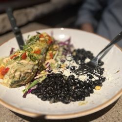 Lazy Dog Restaurant & Bar - Vegetarian Enchilada Casserole