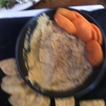 The Old Bank - Hummus with sumac berries, pita chips, and carrots. - Sports Bars Near Me - Russellville, Arkansas The Old Bank - Hummus with sumac berries, pita chips, and carrots. - Sports Bars Near Me - Russellville, Arkansas