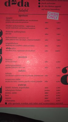 Menu photo 1 Dada Falafel Berlin, BE Menu photo 1 Dada Falafel Berlin, BE