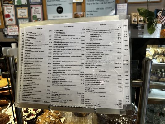 Menu photo 1 Cru Cafe Newport, RI