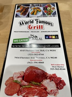 Menu photo 5 World Famous Grill Downey, CA