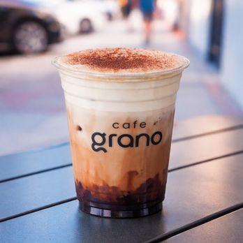 Cafe Grano - Iced Mocha with House-Made Almond Cream Tom Rich espresso, housemade mocha, and a smooth almond cream top that adds the perfect nutty finish - Coffee & Tea Near Me - Burbank, California Cafe Grano - Iced Mocha with House-Made Almond Cream Tom Rich espresso, housemade mocha, and a smooth almond cream top that adds the perfect nutty finish - Coffee & Tea Near Me - Burbank, California