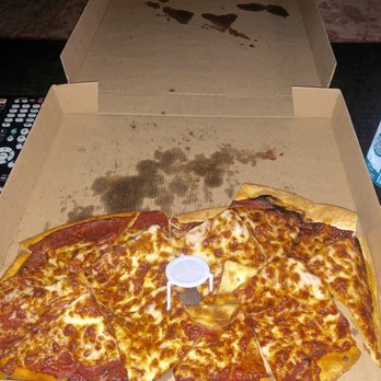 Godfather's Pizza - Pizza was delivered like this. Luke warm. Numnum - Pizza Near Me - Gretna, Nebraska Godfather's Pizza - Pizza was delivered like this. Luke warm. Numnum - Pizza Near Me - Gretna, Nebraska
