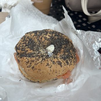 OTR Bagel Bar - Poppyseed Bagel with Locks - Breakfast & Brunch Near Me - Cincinnati, Ohio