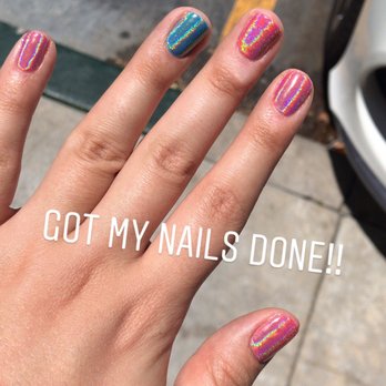 Gloss Nails Studio - My dream nails!  Thank you Nikki for my gel mani and Brenda for my beautiful pedi! - Nail Salons Near Me - Santa Clarita, California