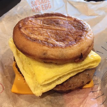 McDonald's - a sausage and egg sandwich - Burgers Near Me - Palm City, Florida McDonald's - a sausage and egg sandwich - Burgers Near Me - Palm City, Florida