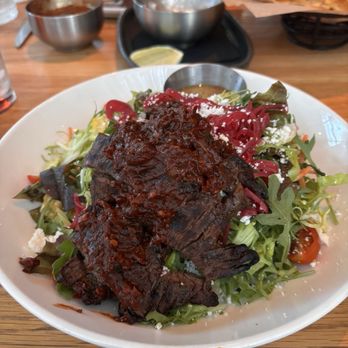 Mexican Sugar Dallas Uptown - Adobo Steak Salad - Latin American Near Me - Dallas, Texas Mexican Sugar Dallas Uptown - Adobo Steak Salad - Latin American Near Me - Dallas, Texas