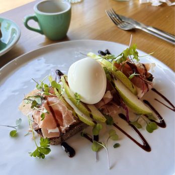 Lele Cake - Prosciutto toast with pears - Coffee & Tea Near Me - Los Gatos, California