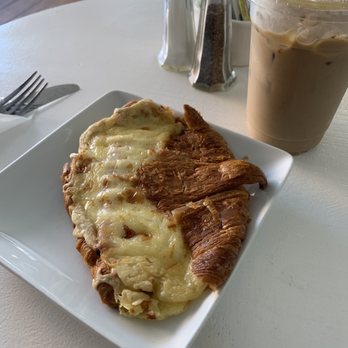 Cafe Madelaine - Ham and Ham & Cheese Croissant - Coffee & Tea Near Me - Jersey City, New Jersey