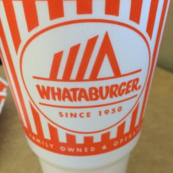 Whataburger - Classic orange cup - Burgers Near Me - San Antonio, Texas