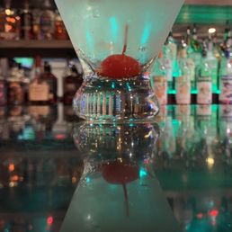 Apple martini With a touch of the aura of this fantastic place!