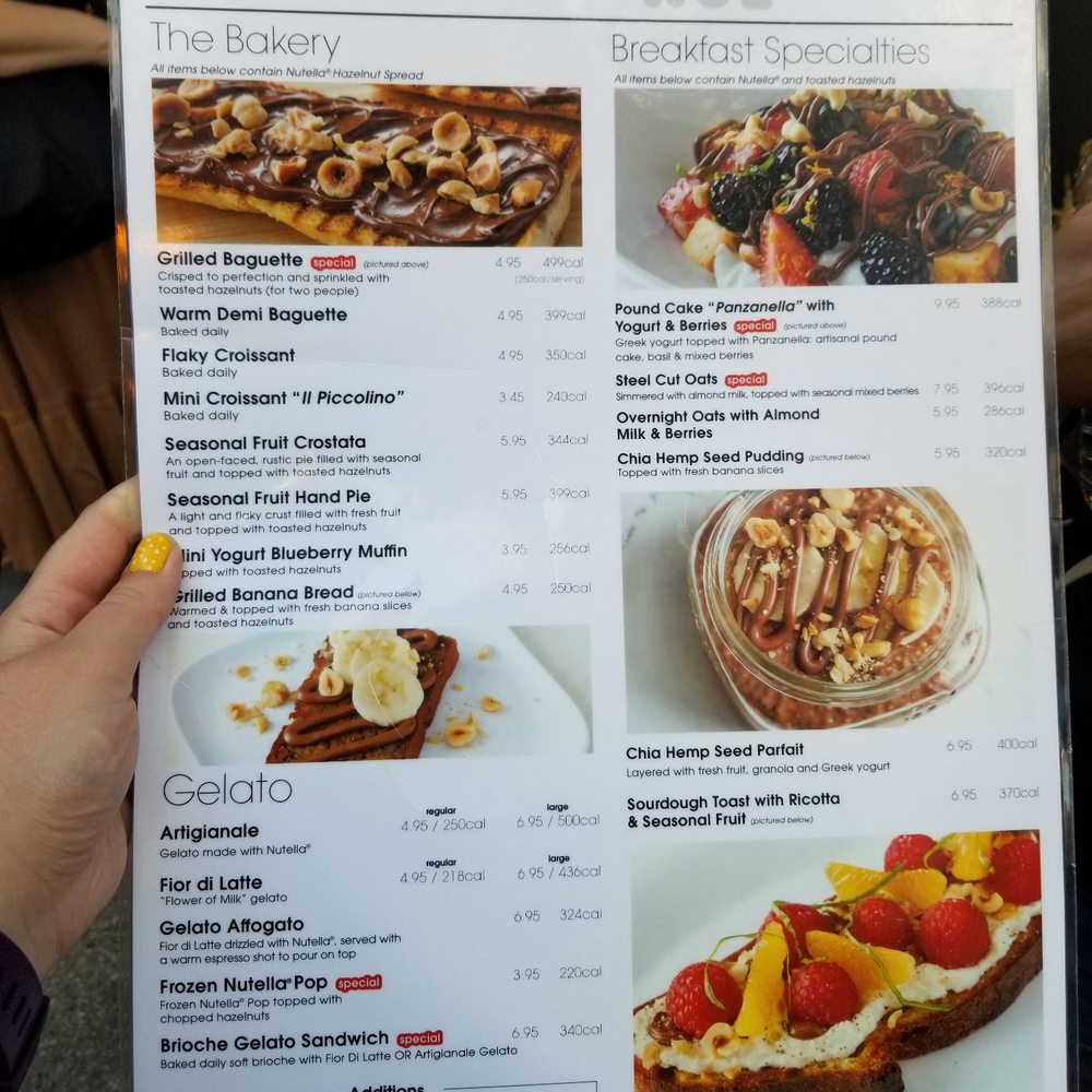 Nutella Cafe - Desserts Near Me - Chicago, Illinois