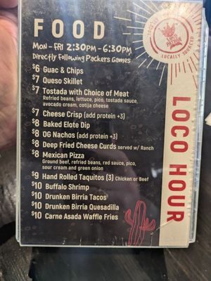 Menu photo 4 Loco Patron Brewery Scottsdale, AZ Menu photo 4 Loco Patron Brewery Scottsdale, AZ