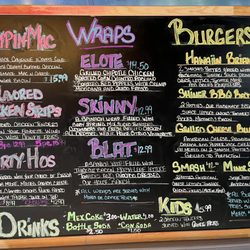 Updated Menu