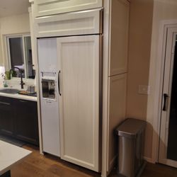 Timberline Woodworks - This is the installation they tried the first time thinking we would be ok with it. Botched.
