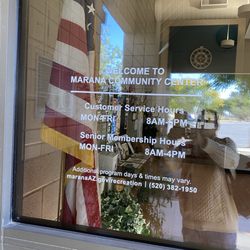 Marana Community Center - Hours of operation