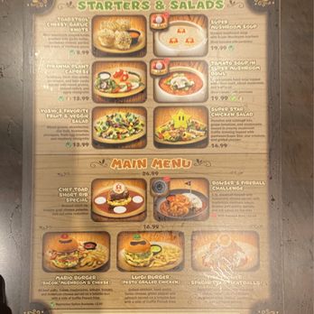 Toadstool Cafe - Oct 2023: Menu at the Counter - Cafes Near Me - Universal City, California Toadstool Cafe - Oct 2023: Menu at the Counter - Cafes Near Me - Universal City, California