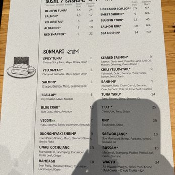 Sonmari - Menu - Sushi Bars Near Me - Los Angeles, California