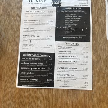 The Nest: A Brunch Joint - Menu - Breakfast & Brunch Near Me - Bellflower, California The Nest: A Brunch Joint - Menu - Breakfast & Brunch Near Me - Bellflower, California