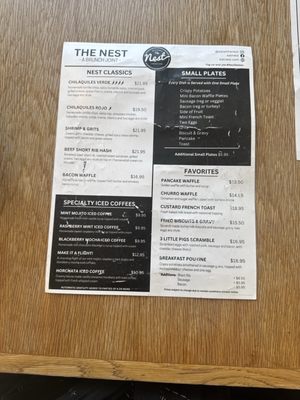 Menu photo 2 The Nest: A Brunch Joint Bellflower, CA Menu photo 2 The Nest: A Brunch Joint Bellflower, CA