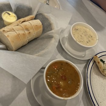 Linguine's Italian Restaurant - Clam chowder, pasta fagioli, side of bread and butter - Italian Near Me - Bowmansville, New York Linguine's Italian Restaurant - Clam chowder, pasta fagioli, side of bread and butter - Italian Near Me - Bowmansville, New York