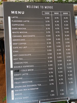 Menu photo 2 Merge Coffee Roasters Harrisonburg, VA Menu photo 2 Merge Coffee Roasters Harrisonburg, VA