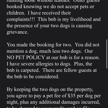 Beacon Hill Bed and Breakfast - Mind you my "animals" did have leashes as I specifically bought them to abide by her rules - Bed & Breakfast Near Me - Seabrook, Texas
