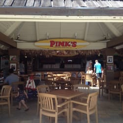 Pink's Hot Dogs - Sign for Pink's new restaurant at Sea Life Park