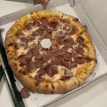 Nonno Pizza Cucina & Bar - CALABRESE PIZZA 14" - Italian Near Me - Barnstable, Massachusetts