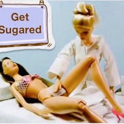 Top ta Bottom Spa Services - Even Barbi gets SUGARED