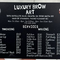 Luxury Brow Art - Price as of 03/14/25