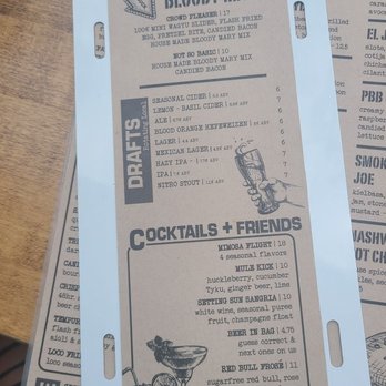 Sid's Garage - Drink menu - Beer Bar Near Me - Boise, Idaho