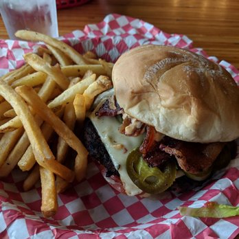 Bridgeside - The ragin Cajun with bacon added - American Near Me - Cascade Locks, Oregon