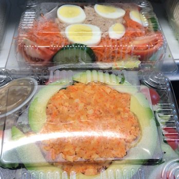 Le Clafouti - Prepackaged salad choice of tuna egg, tuna avocado, salmon tartare - Salad Near Me - Montreal, Quebec Le Clafouti - Prepackaged salad choice of tuna egg, tuna avocado, salmon tartare - Salad Near Me - Montreal, Quebec