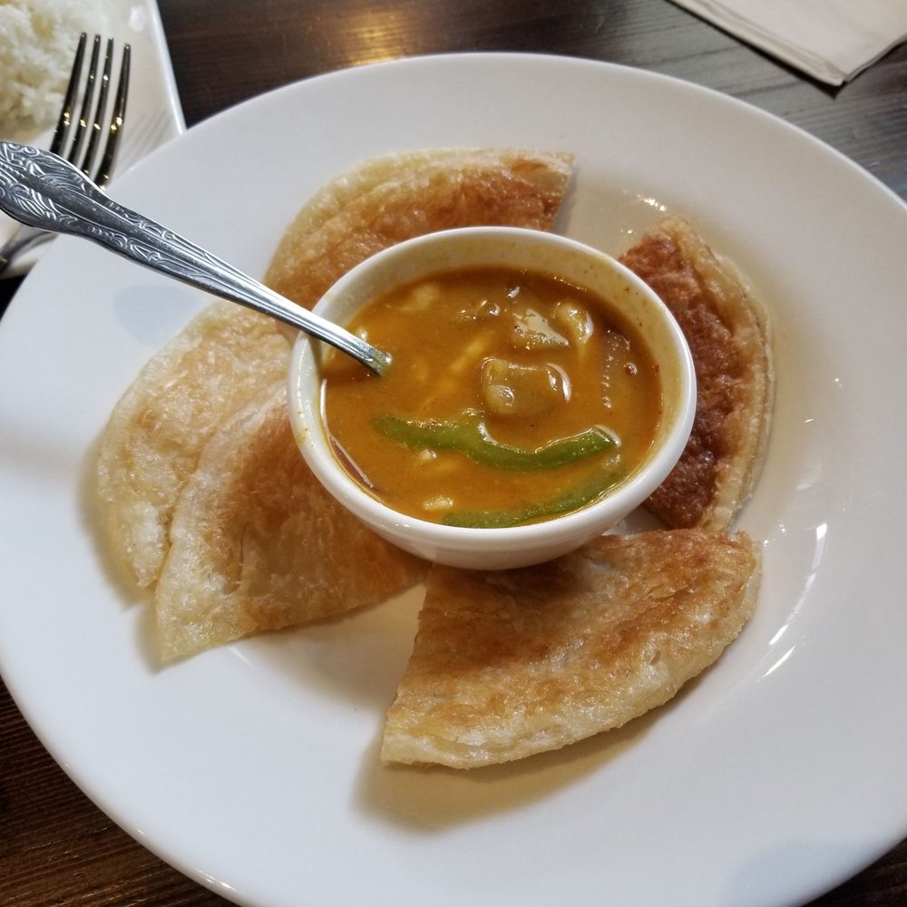 Passion Fin - Thin pancakes with a curry dipping sauce. It was amazing! - Sushi Bars Near Me - Gainesville, Virginia Passion Fin - Thin pancakes with a curry dipping sauce. It was amazing! - Sushi Bars Near Me - Gainesville, Virginia