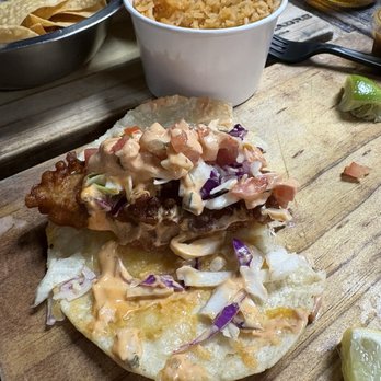 Tacos Madre - Battered Fish taco - Mexican Near Me - Costa Mesa, California