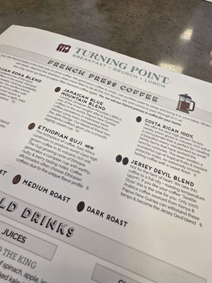 Menu photo 1 Turning Point Moorestown Moorestown, NJ