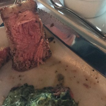 Ruth's Chris Steak House - This was the middle of the steak. Most of the outside had no pink or red. - Steakhouses Near Me - Berlin, Maryland Ruth's Chris Steak House - This was the middle of the steak. Most of the outside had no pink or red. - Steakhouses Near Me - Berlin, Maryland