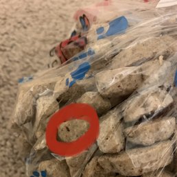 A bug crawling in the treat bag (there are multiple)