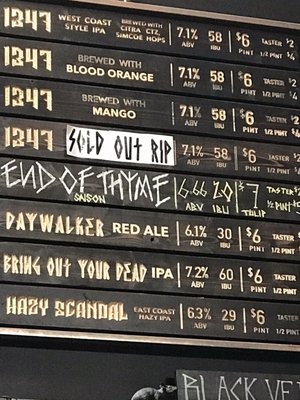 Menu photo 8 BLACK PLAGUE Brewing Oceanside, CA