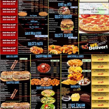 Dolce Pizza & Grill - Dolce menu - Pizza Near Me - Richmond, Virginia Dolce Pizza & Grill - Dolce menu - Pizza Near Me - Richmond, Virginia