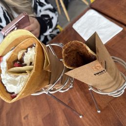 Banana Nutella Crepe Banana Nutella Crepe