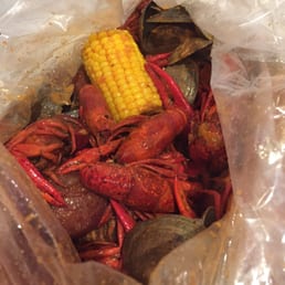 Combo deal #1 with 2 lbs for crawfish, 1lb of clams, and sausages (plus potatoes but I'm not s huge fan of potatoes) Combo deal #1 with 2 lbs for crawfish, 1lb of clams, and sausages (plus potatoes but I'm not s huge fan of potatoes)
