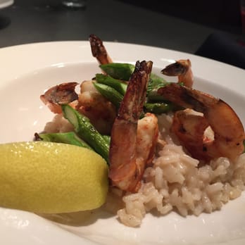 Bazille at Nordstrom - Shrimp and asparagus risotto - New American Near Me - Jacksonville, Florida