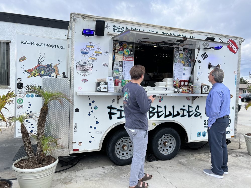 Fish Bellies Food Truck Logo