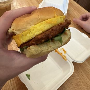 Rivers and Roads Cafe - Chicky Chorizo Egg & Cheese Sandwich - Coffee & Tea Near Me - Chicago, Illinois Rivers and Roads Cafe - Chicky Chorizo Egg & Cheese Sandwich - Coffee & Tea Near Me - Chicago, Illinois