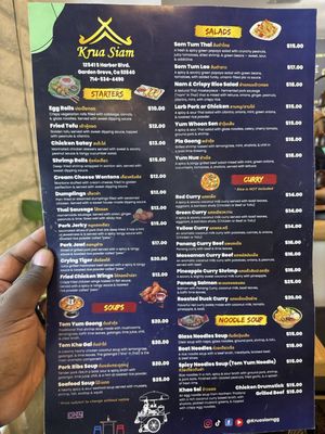 Menu photo 1 Krua Siam Garden Grove, CA Menu photo 1 Krua Siam Garden Grove, CA