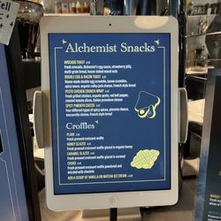 Alchemist Trading Co - Food menu